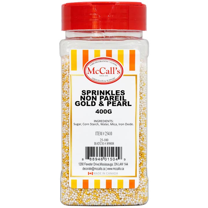 STREUSEL NON PAREIL GOLD & PERLE 400 G für den Großhandel von McCall's