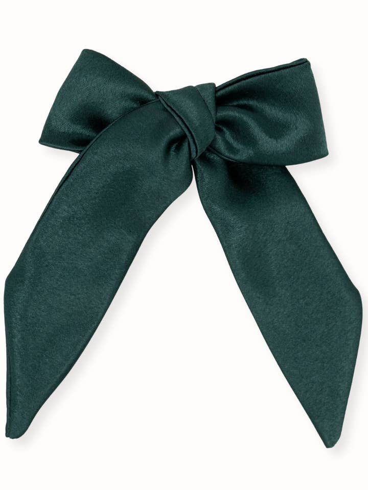 Emerald Silk Classic Bow for wholesale by Livy Lou Collection