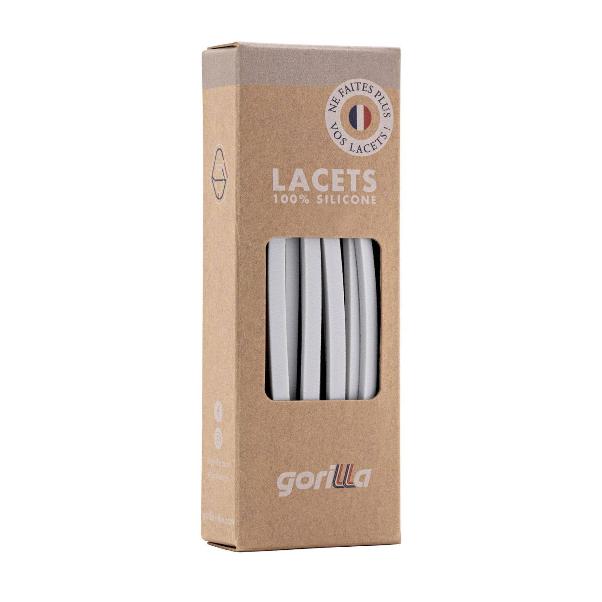 Lacets Gorilla - Wholesale Shoelaces - Unisex - FINE elastic silicone shoelaces for sneakers30