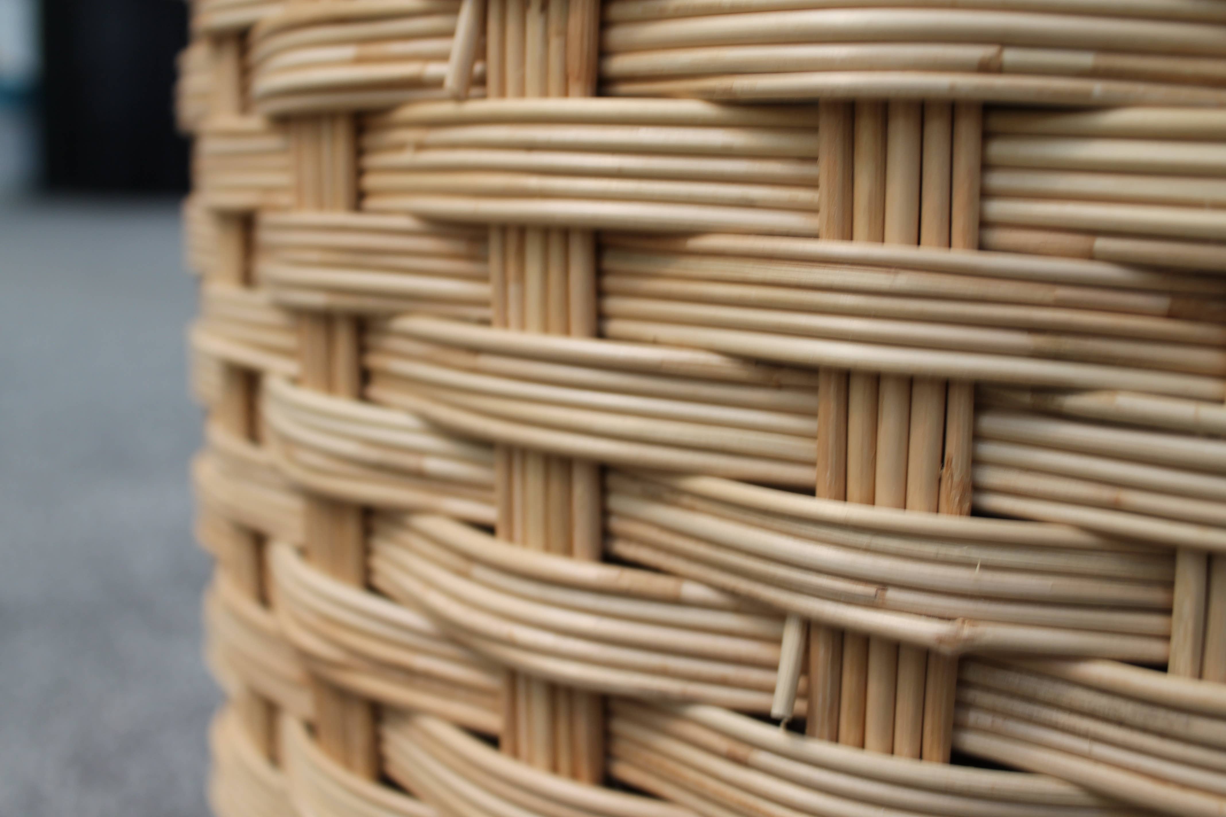 Baskets of Cambodia - Wholesale Basket - Nesting Elephant Rattan Baskets Set of 5 W/ Lid and Handle4