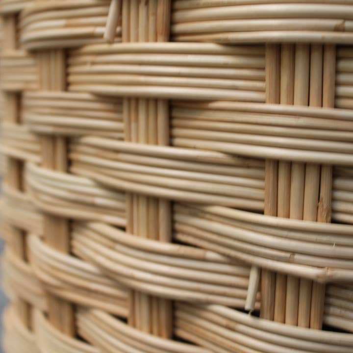 Baskets of Cambodia - Wholesale Basket - Nesting Elephant Rattan Baskets Set of 5 W/ Lid and Handle4