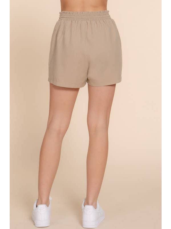 Vanilla Monkey - Wholesale Shorts - Women's - Smocked Waist Linen Shorts5