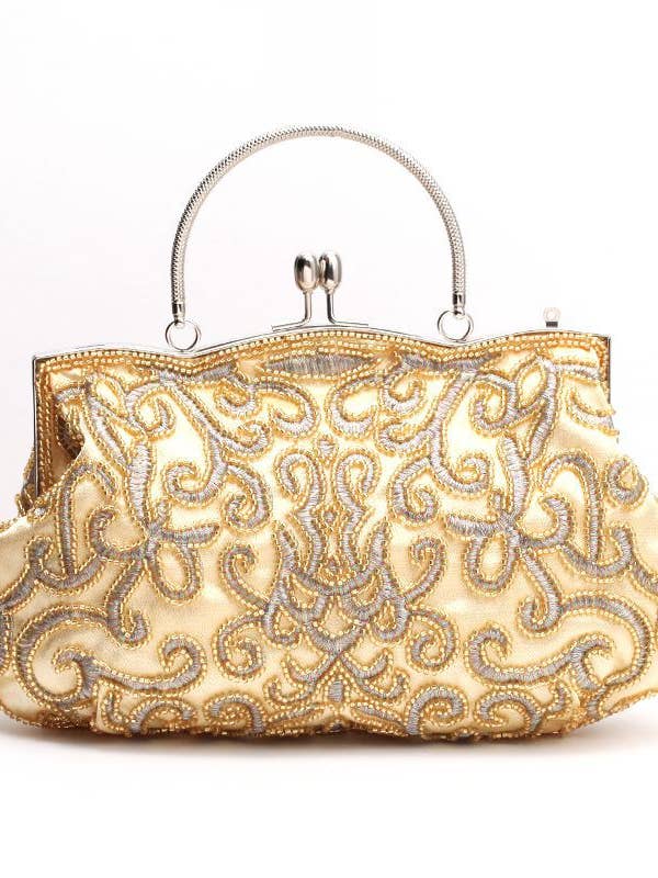 Bolsa de Noite Bordada com Missangas HB2267 por atacado de Ole