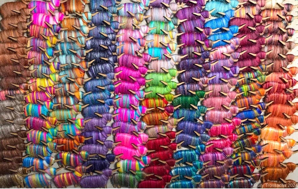 Truly Trossachs - Vente Broches - Collection de broches/épingles en laine de vache Highland1