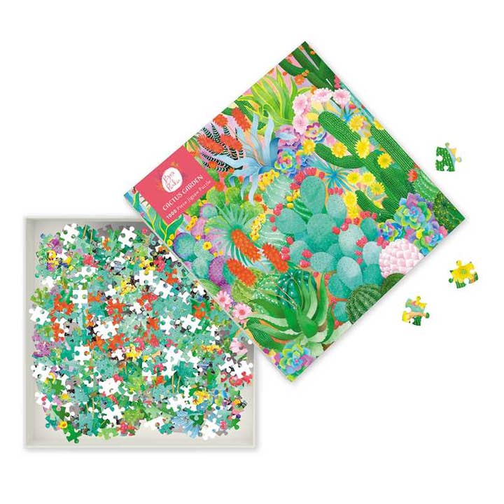 Simon & Schuster - Wholesale Puzzle - Adult - Adult Jigsaw Puzzle: Bex Parkin: Cactus Garden by1