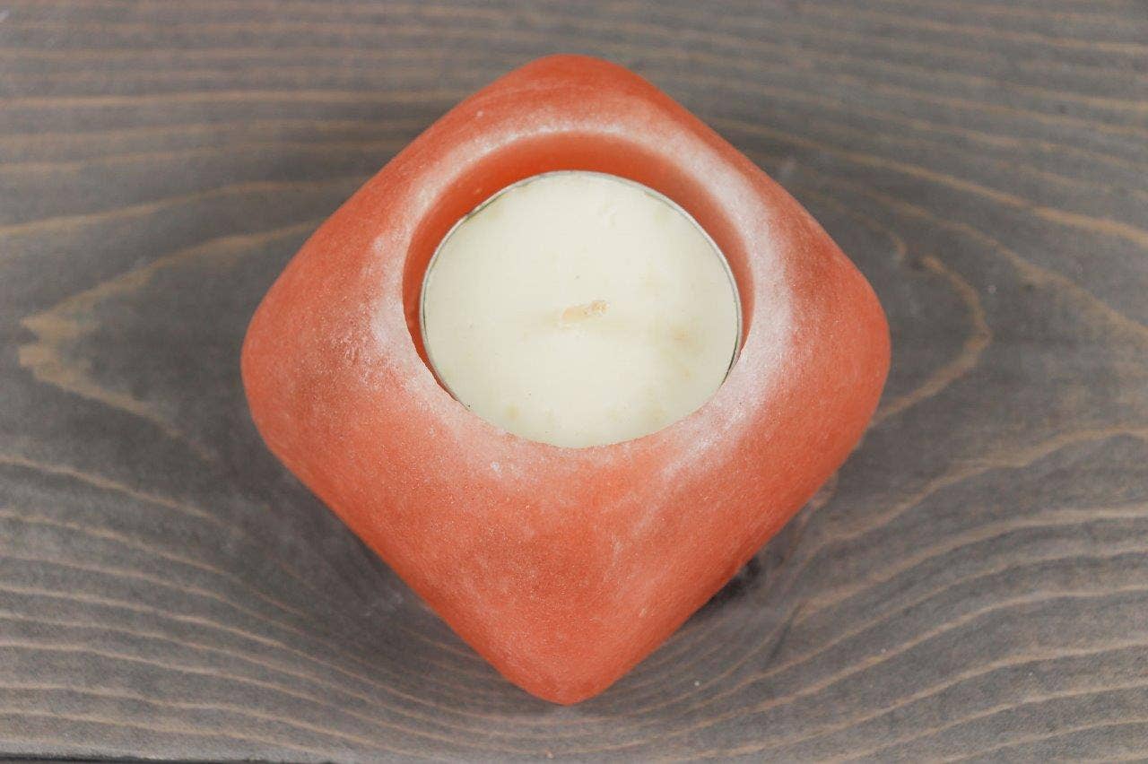 Himalayan Secrets - Wholesale Candle Holder - Himalayan Salt Square Shape Tealight 2.5"2