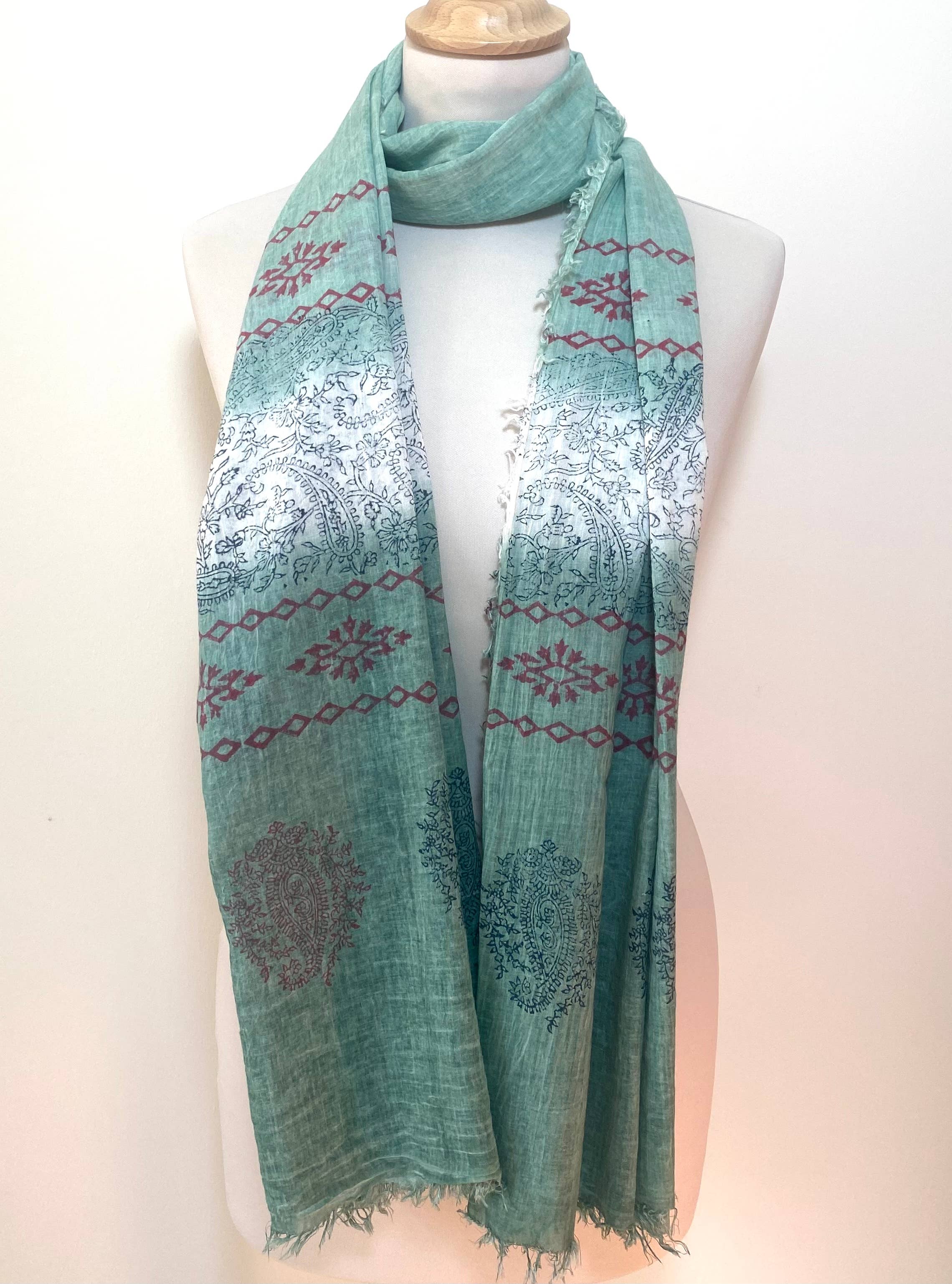 DIWALI PARIS – Großhandel Schal – Damen – TANIA SCHAL – 100 % Baumwolle1