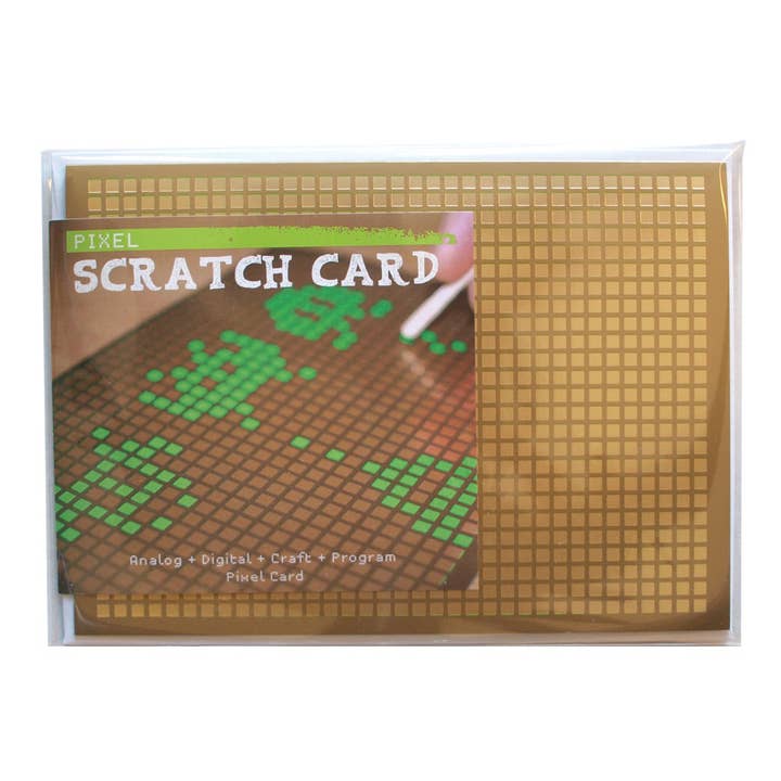 Copernicus Toys - Wholesale DIY craft kit - Pixel Scratch Card |
Scratch away to make own message card