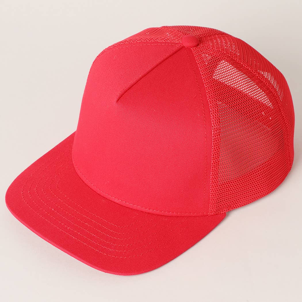 Fashion City – wholesale Truckerkeps – Unisex – Enfärgad bomullstruckerhatt med meshrygg50