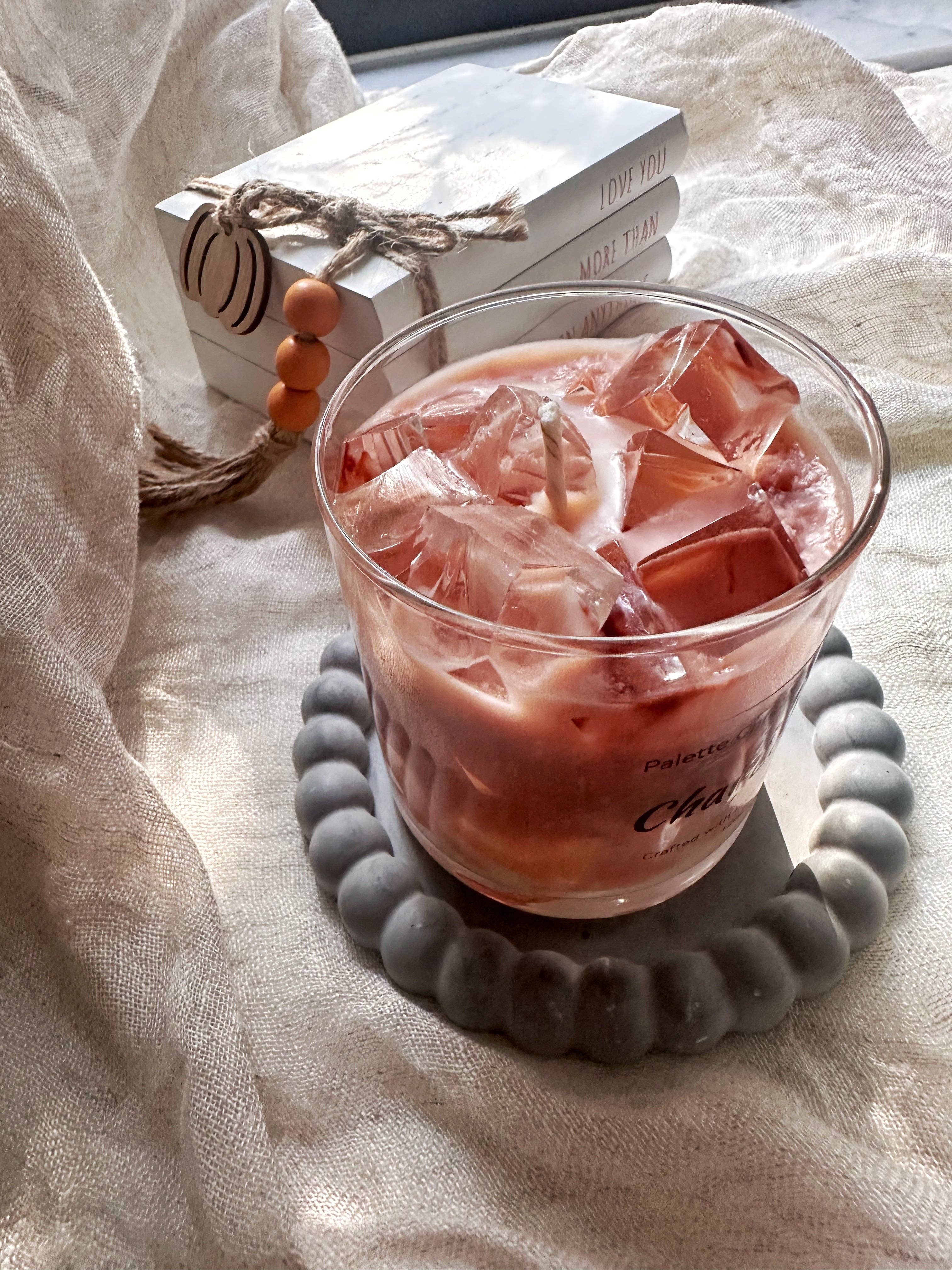 Palette Candles - Vente Bougie en bocal - Bougie à café glacé au latte1