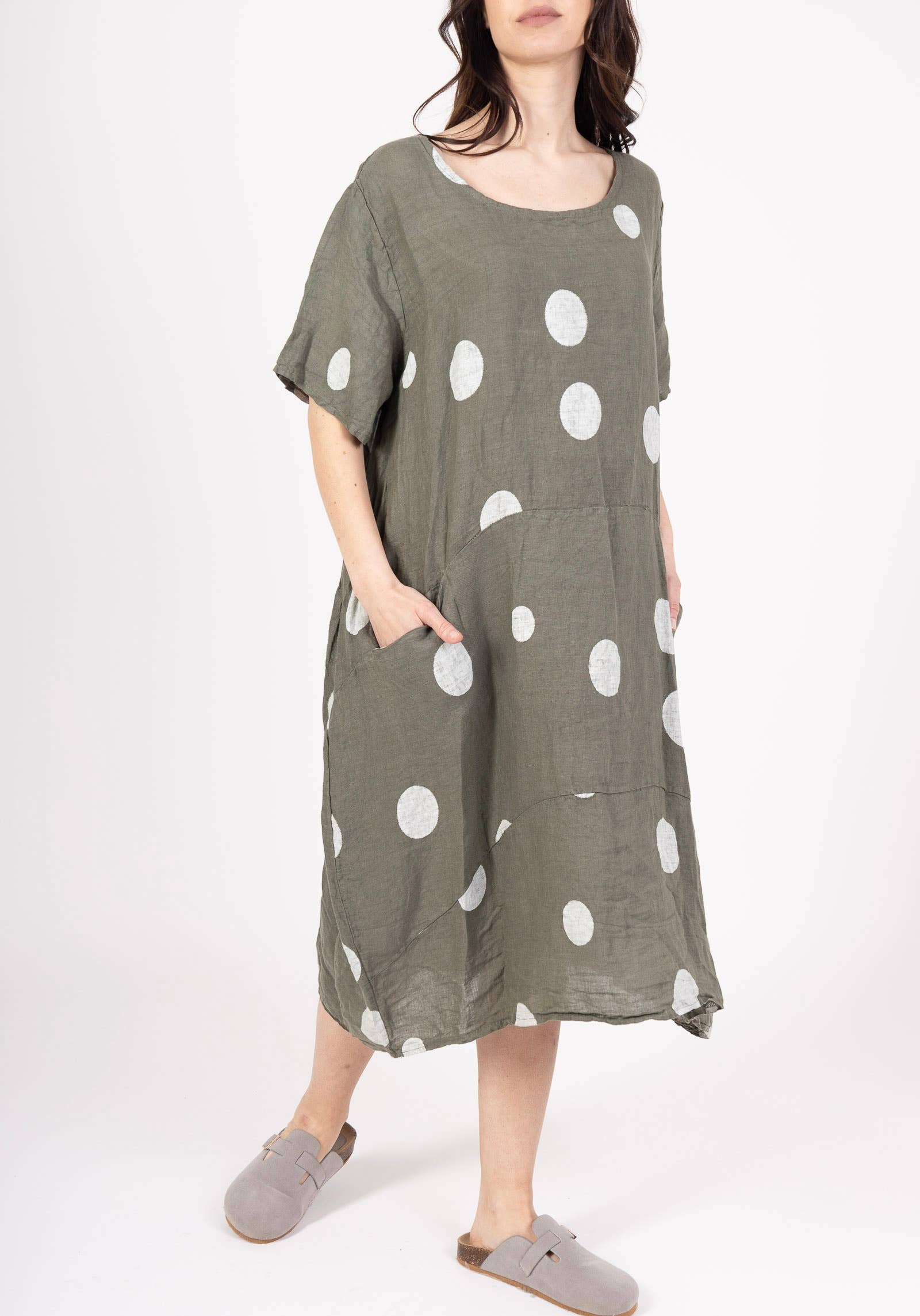 LINEN & COTTON HOUSE - Wholesale Dress - Women's - LINEN DRESS. 17600 SPRING SUMMER CLOTHING42