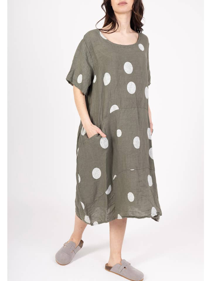 LINEN & COTTON HOUSE - Wholesale Dress - Women's - LINEN DRESS. 17600 SPRING SUMMER CLOTHING42