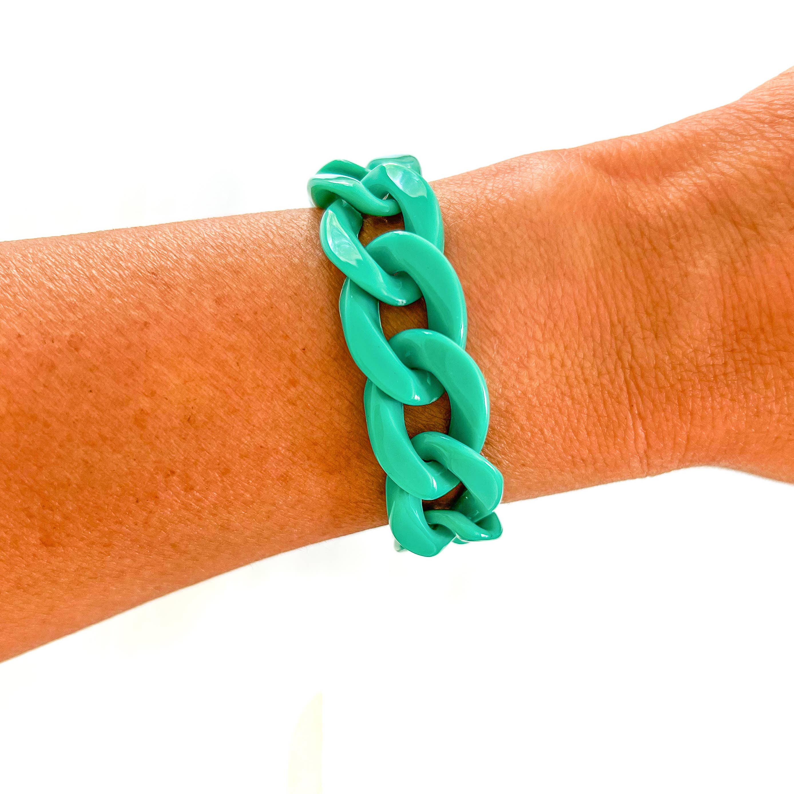 Savvy Bling - Wholesale Link & Chain Bracelet - All Chunky Acrylic Chain Link Bracelet34