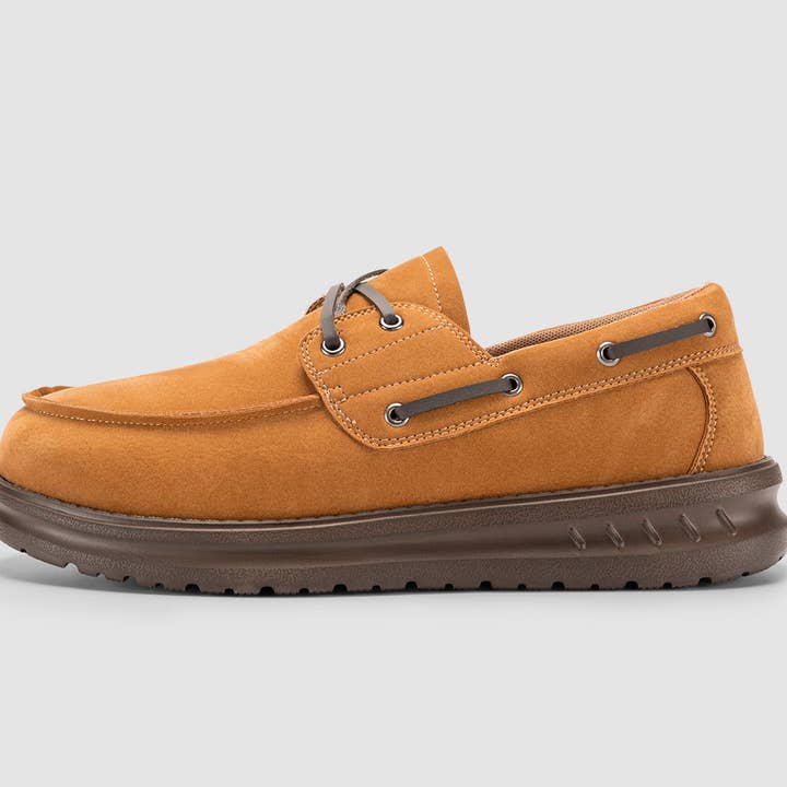 FitVille - Wholesale Slip On Sneakers - Men's - FitVille Men's Coastline Slip-On Boat Shoes V1