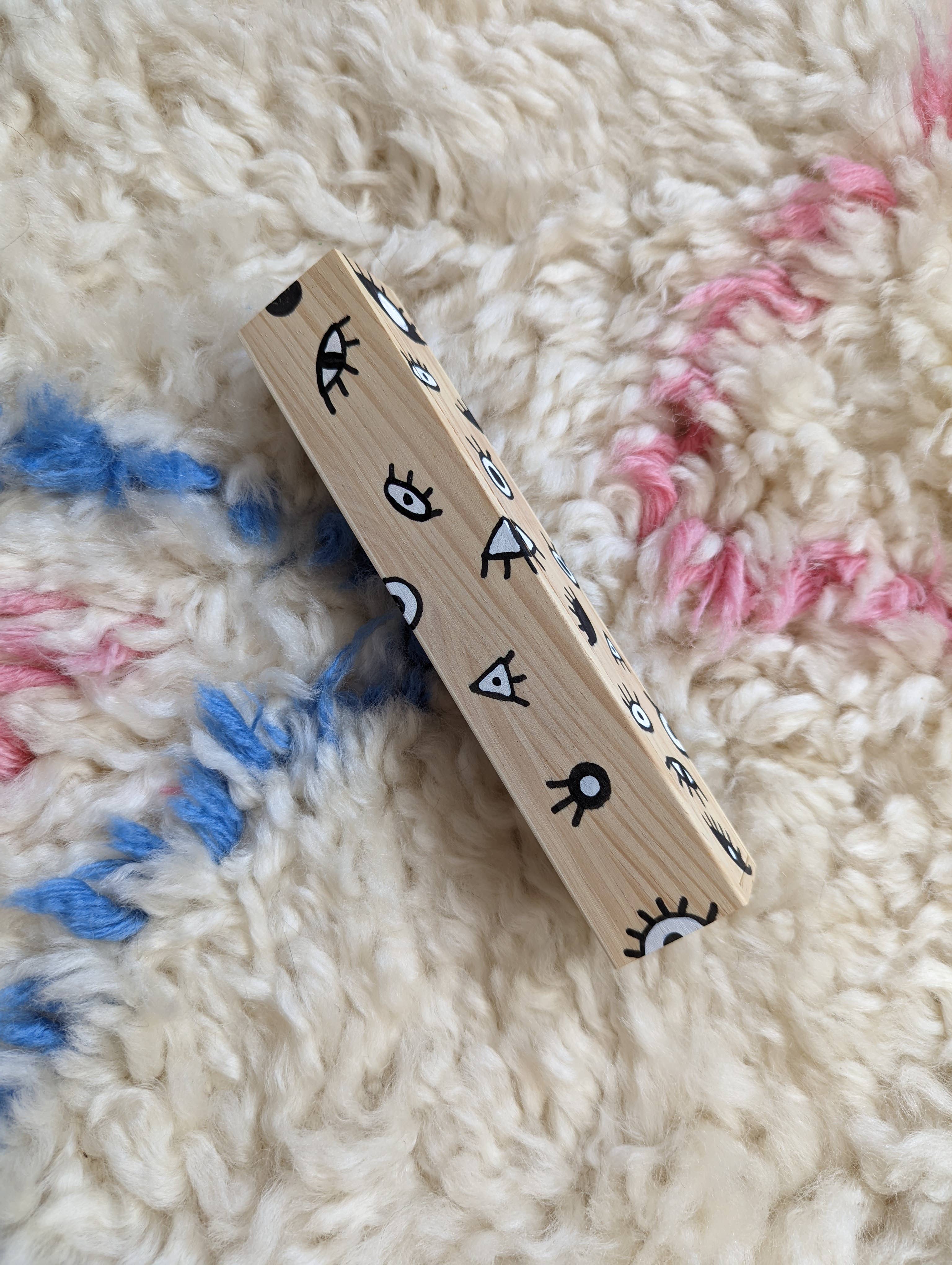 Foreignspell - Wholesale Decorative Box - Eyes | Hand-Painted, One-of-a-Kind Wooden Box2