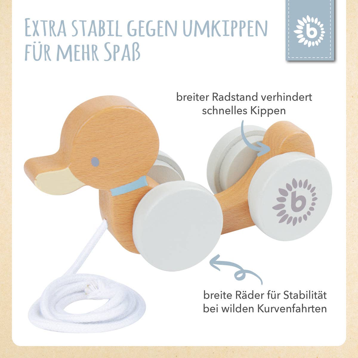 Bieco Spielwaren - Wholesale Wood Toy - Kids - Follow duck6