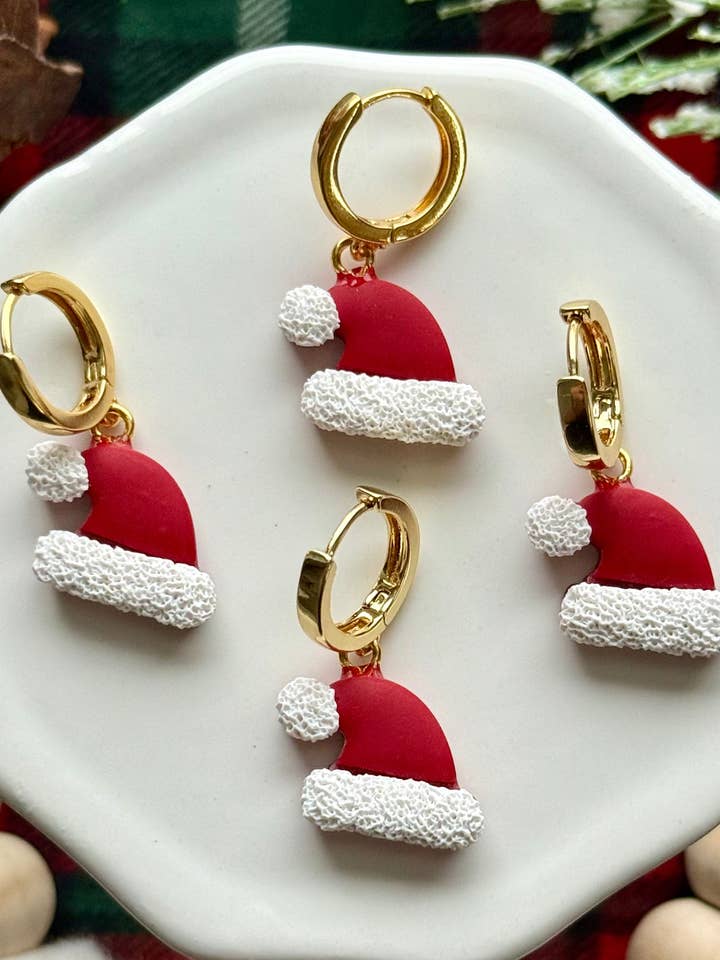 Aros de Huggie Santa por atacado de Happy and Hannahmade