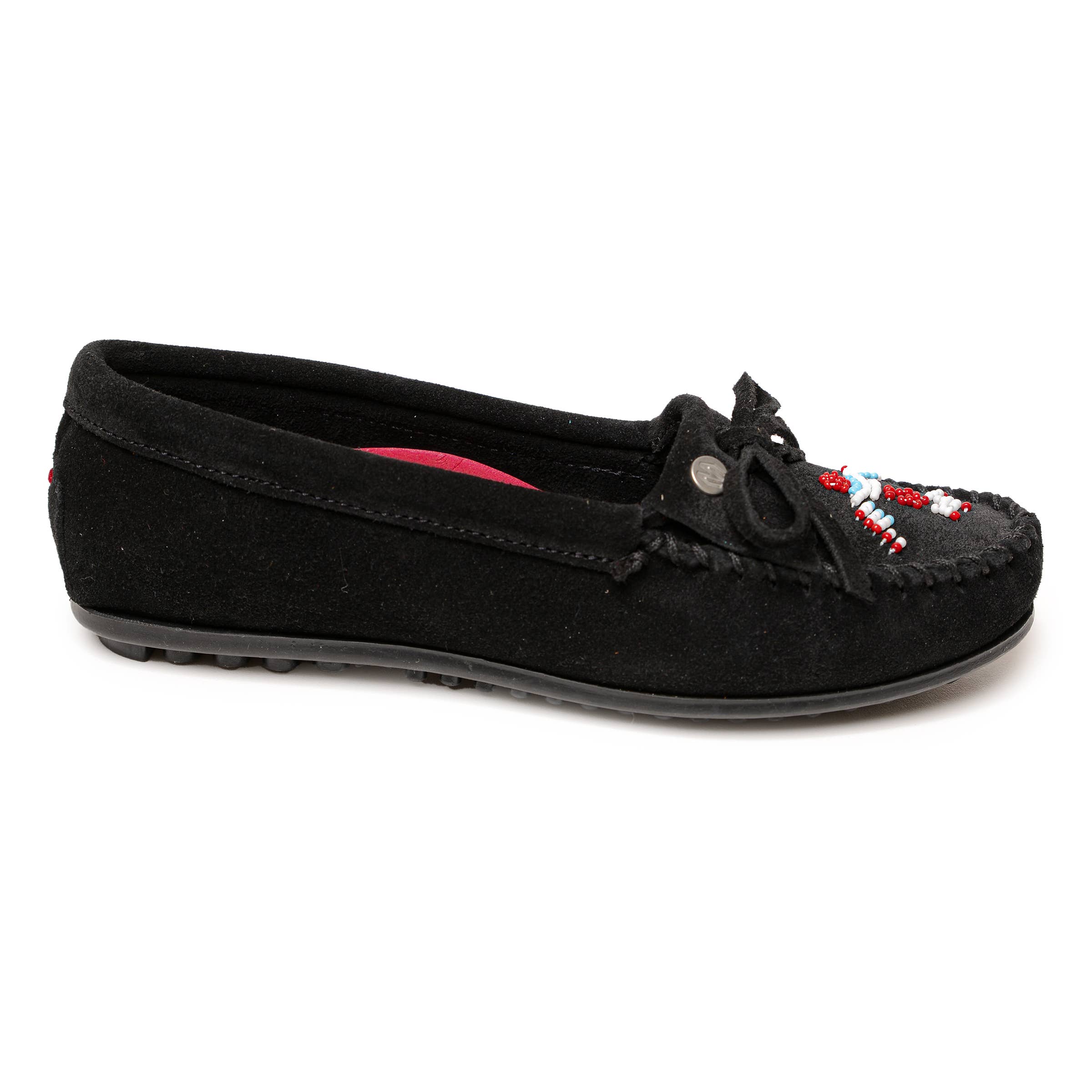 Minnetonka - Wholesale Flats/Loafers - Women's - Women's Thunderbird Animikii Suede Beaded Moccasin1