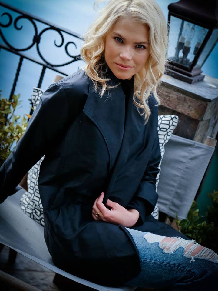 Alexa Coat - Black for wholesale by Eliza Dee