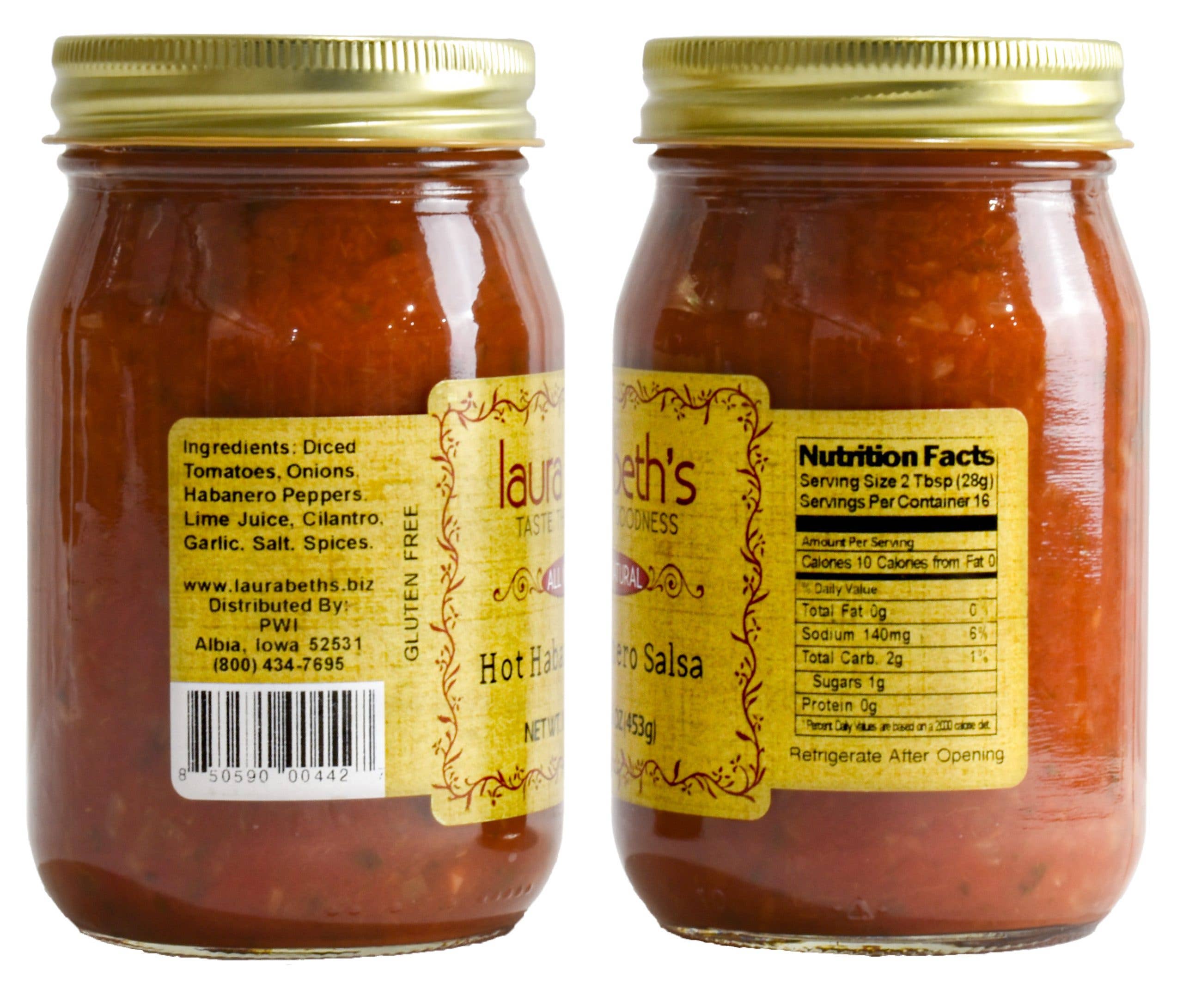 IOWA SMOKEHOUSE - Wholesale Salsa - Habanero Hot (12/case)1