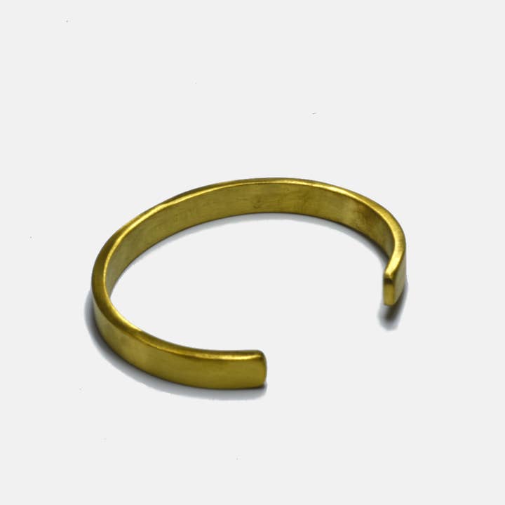 Curated Basics - Wholesale Cuff Bracelet - Wide Brass Cuff