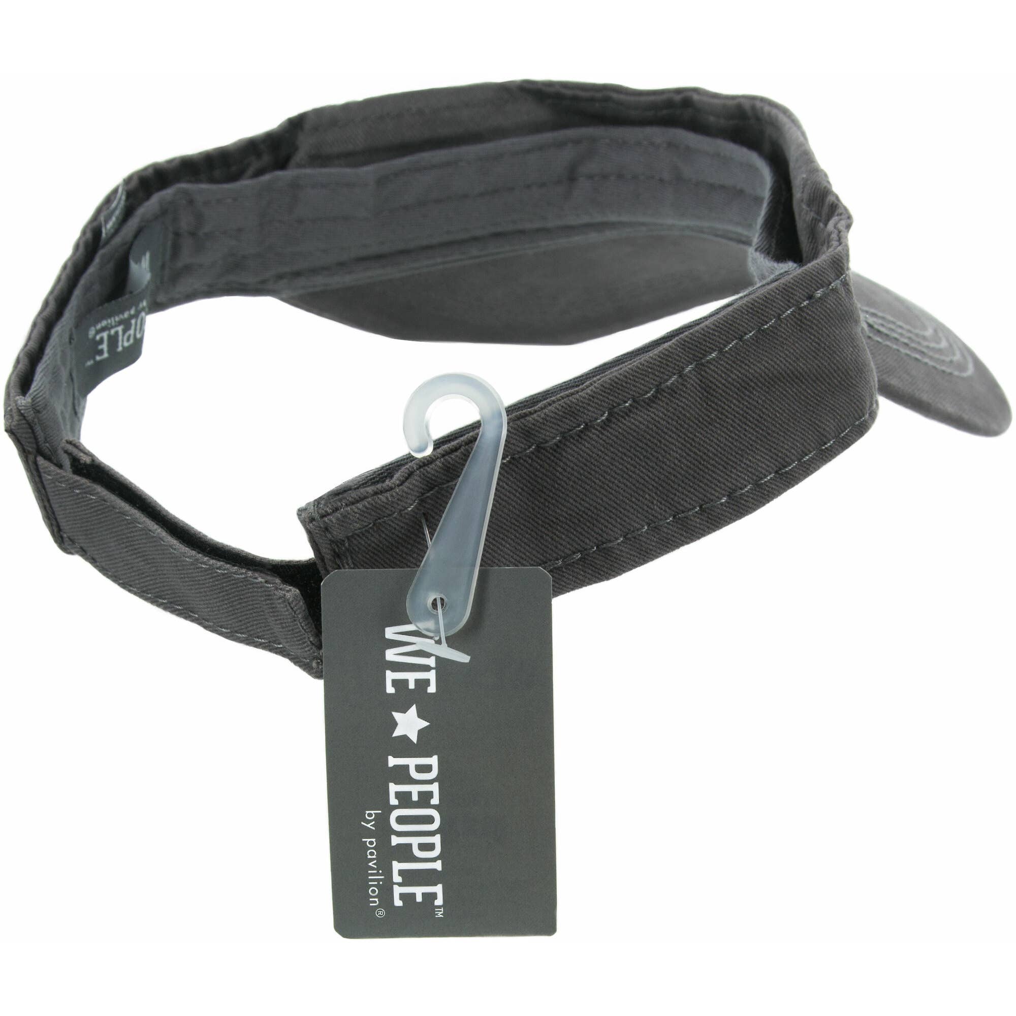 Pavilion - Venta al por mayor Visera - Unisex - Lake People - Sombrero con visera ajustable gris oscuro6