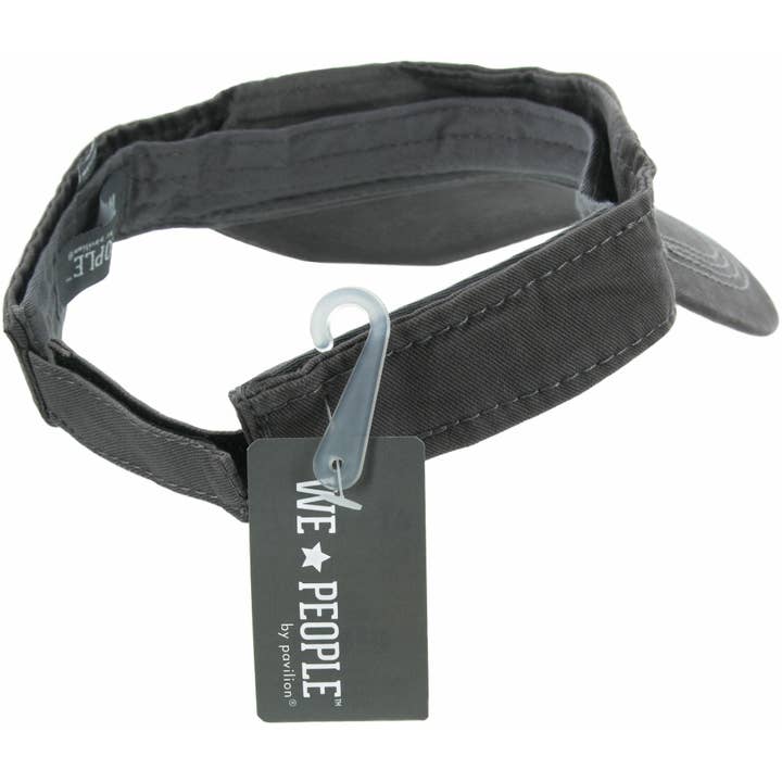Pavilion - Venta al por mayor Visera - Unisex - Lake People - Sombrero con visera ajustable gris oscuro6