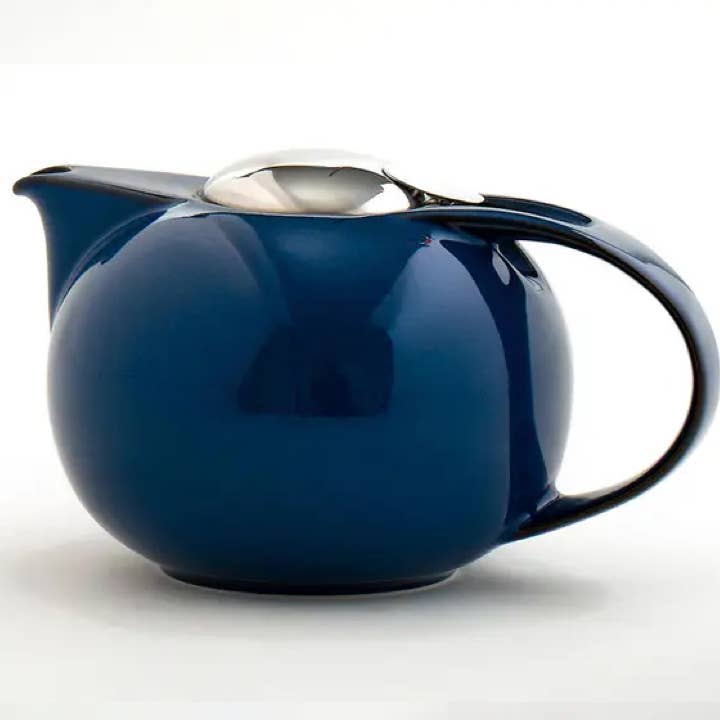 Bee House Ceramic Teapot 45oz - Jeans Blue for wholesale by ZERO JAPAN USA