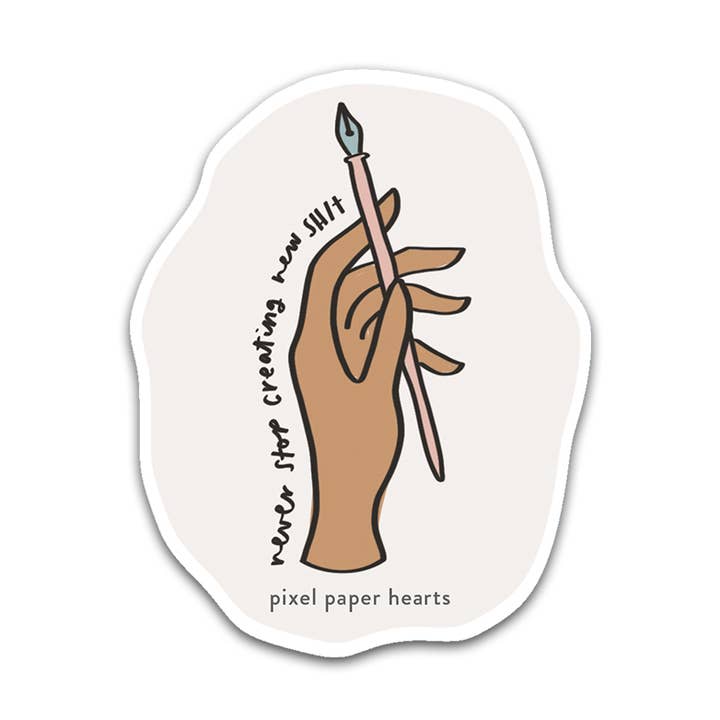 New Sh/t Sticker for wholesale by pixel paper hearts
