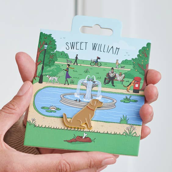 Spilla per cani - Golden Retriever per la vendita all'ingrosso da parte di Sweet William Designs