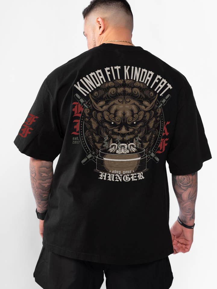 Maglietta Premium Oversize Gymsum Guardian per la vendita all'ingrosso da parte di Kinda Fit Kinda Fat