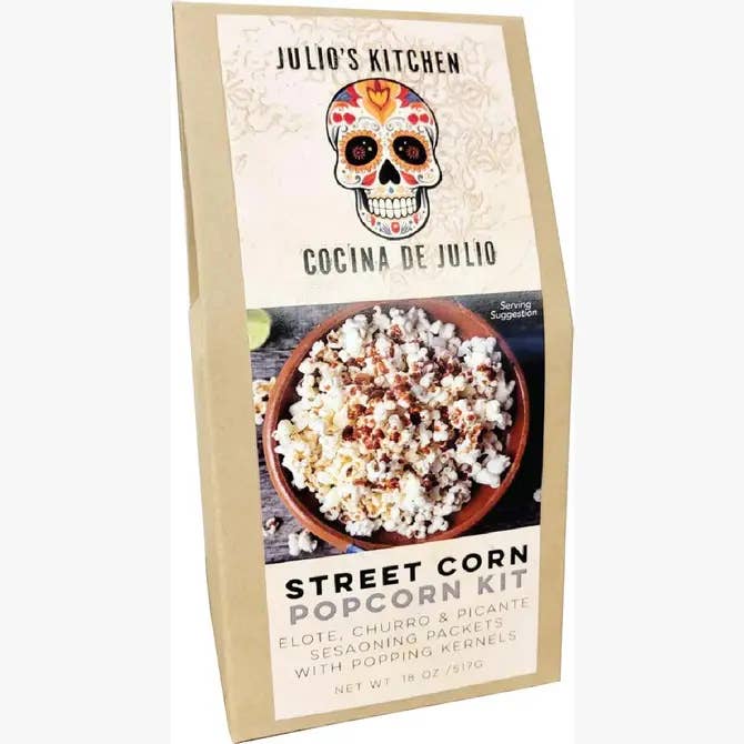 Sunflower Food Company - Wholesale Popcorn - Julio's Kitchen-Cocina De Julio--Street Corn Popcorn Kit