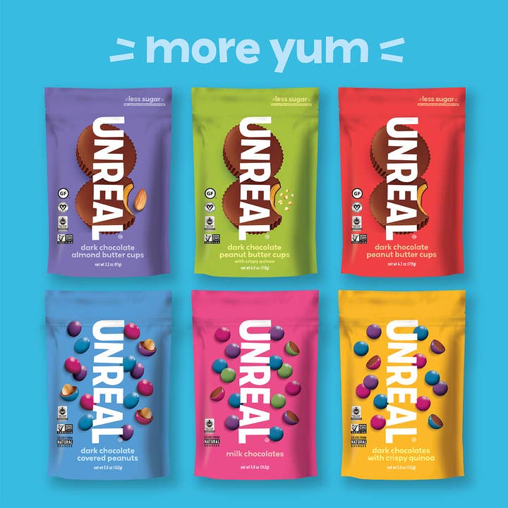 UNREAL - Wholesale Chocolate Bar - Dark Chocolate Coconut Bars - 6 Bag Case4
