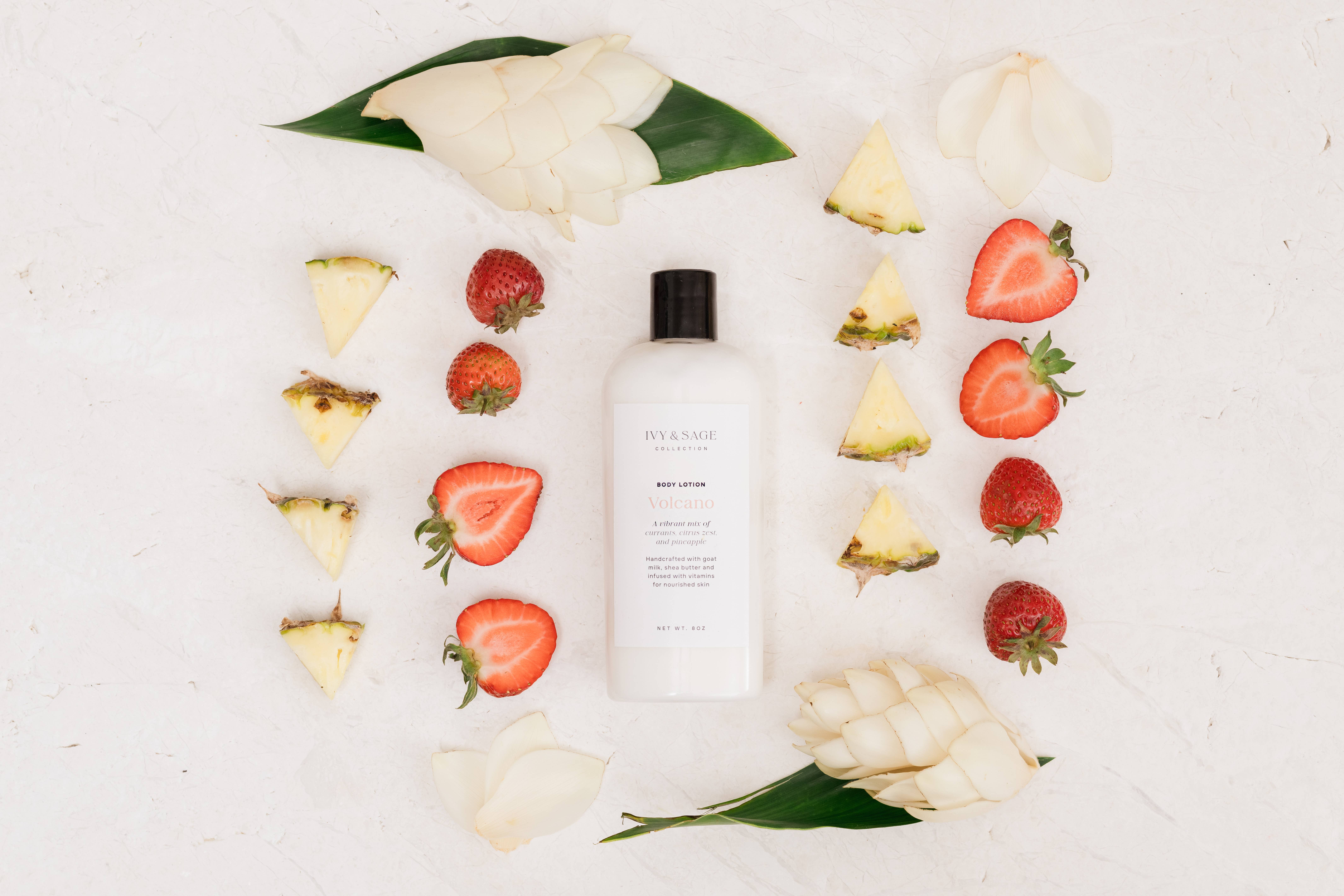 Ivy & Sage Collection - Vendita all'ingrosso Crema/lozione corpo - Lozione per il corpo – Vulcano, Leggera e Idratante2