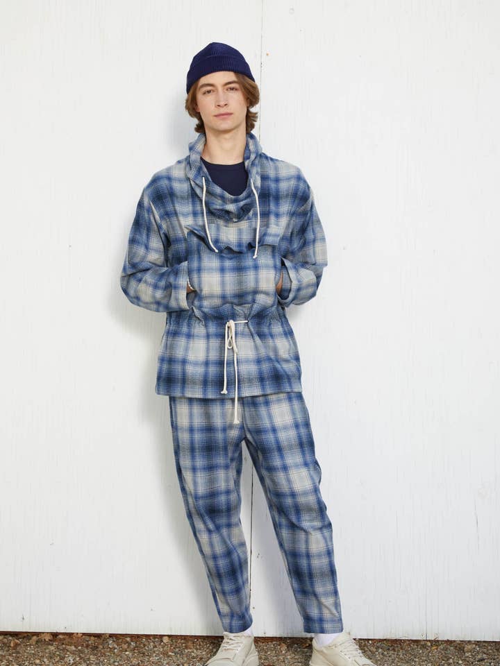 Plaid Sorrosa Popover per la vendita all'ingrosso da parte di Marina Leight Atelier