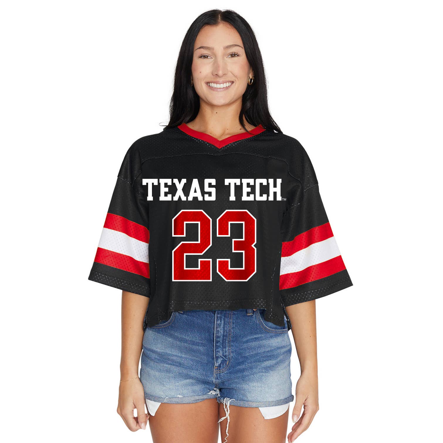 Lojo Collegiate Apparel – Großhandel T-Shirt – Damen – Texas Tech Fußballtrikot0
