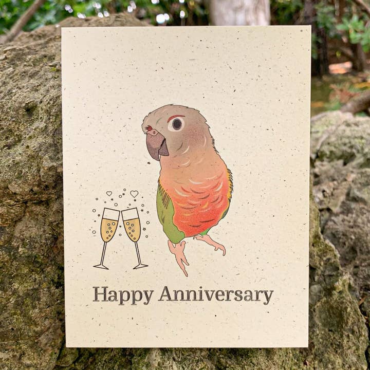 Happy Anniversary - Pineapple Conure for wholesale by Hakuna Matata Vibes