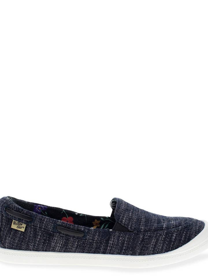 Women's Active Boat Slip On - Black for wholesale by Western Chief