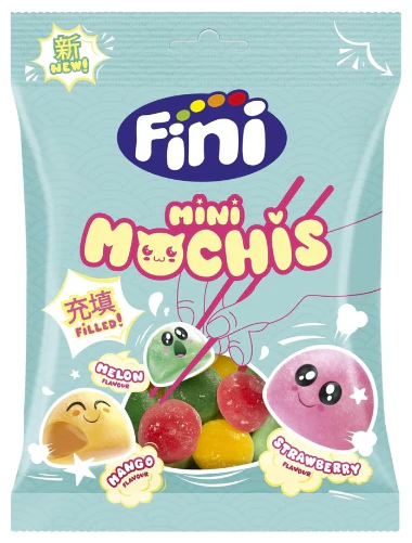 iSweet.ca - Wholesale Gummy - (S6-14) Fini - Mini Mochis fruit flavor 90g x 12 Units0