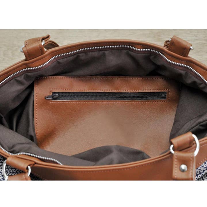 Georgina Shoulder Bag - Shibori for wholesale by Lauren Holloway