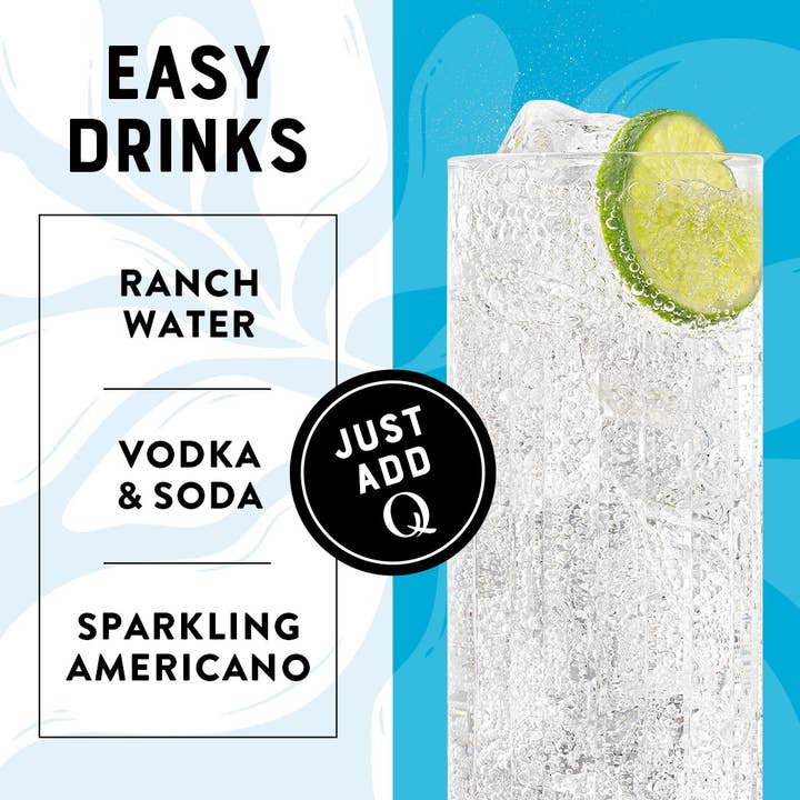 Q Mixers - Wholesale Soda/Carbonated Drink - Q Mixers Premium Club Soda - 4pk/7.5oz Cans5