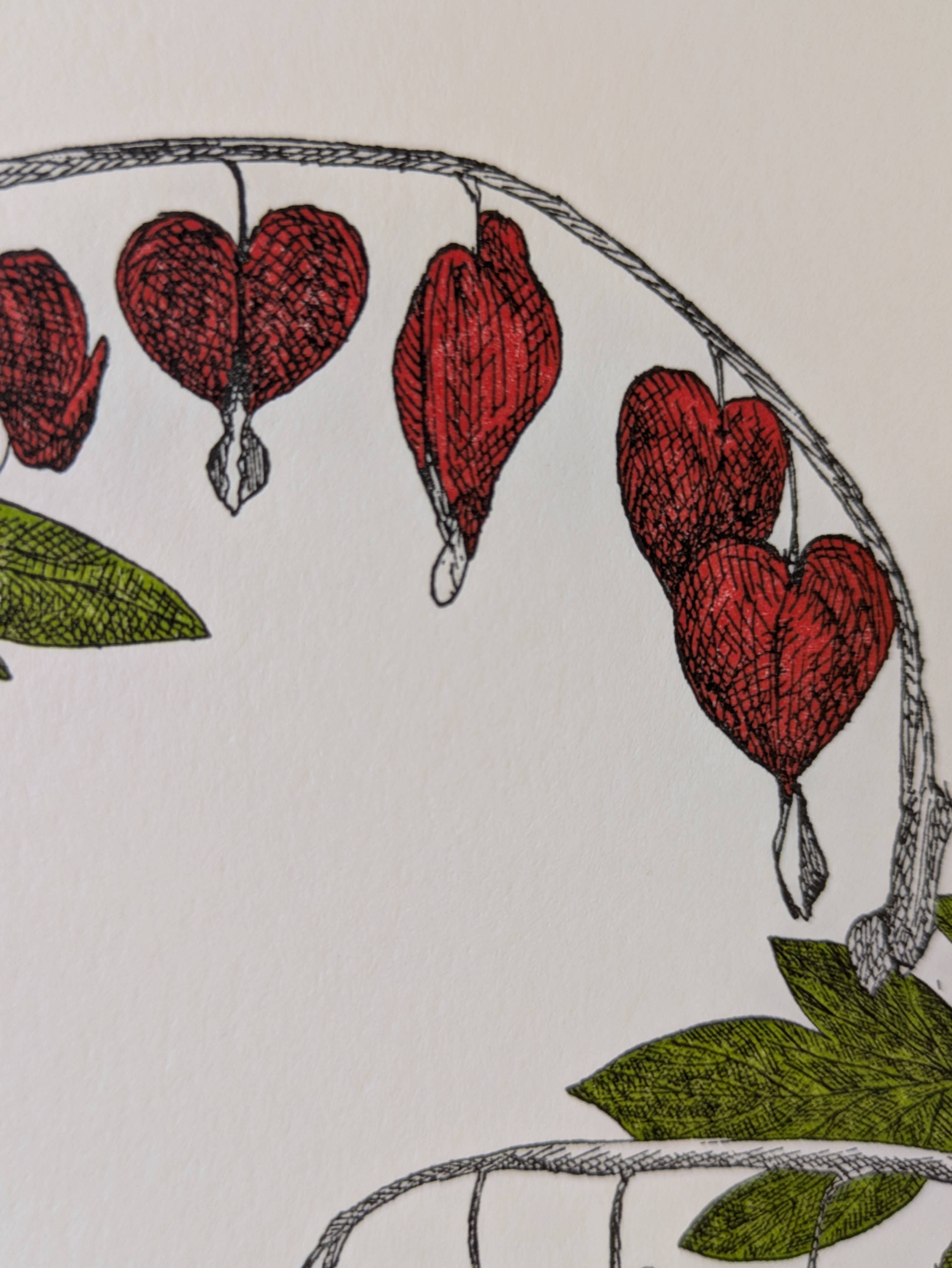 Painted Tongue Press - Wholesale Love Card - Bleeding Heart Love and Blank Note Card2