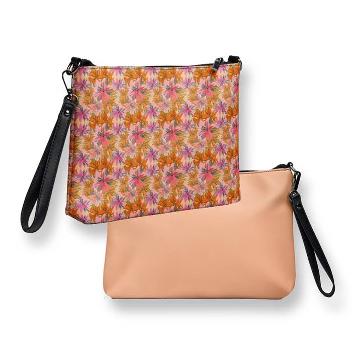 Subtle Lilies | Peach Fuzz Crossbody Duo for wholesale by Mix N Match Style