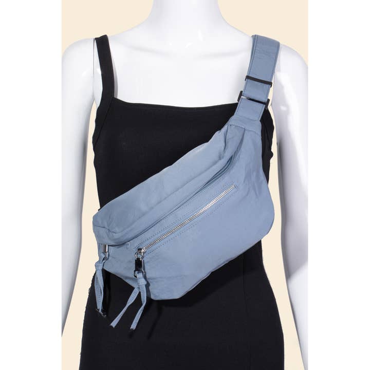 Anarchy Street - Wholesale Belt Bag - Women's - Multi Pocket Nylon Fanny Pack