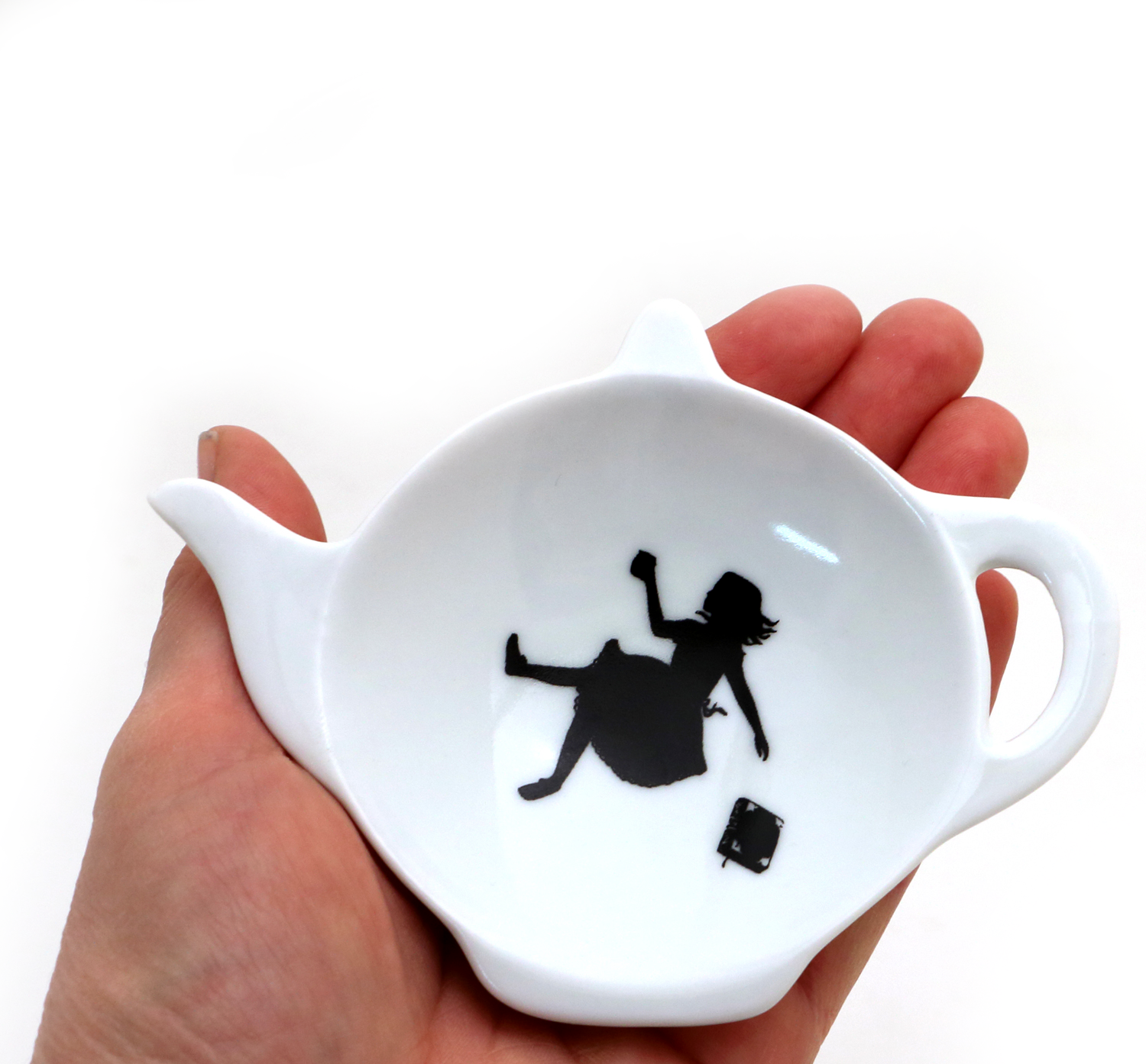 Lenny Mud - Wholesale Tea Strainer/Infuser - Alice in Wonderland teabag holder, teapot shaped tea bag dis2