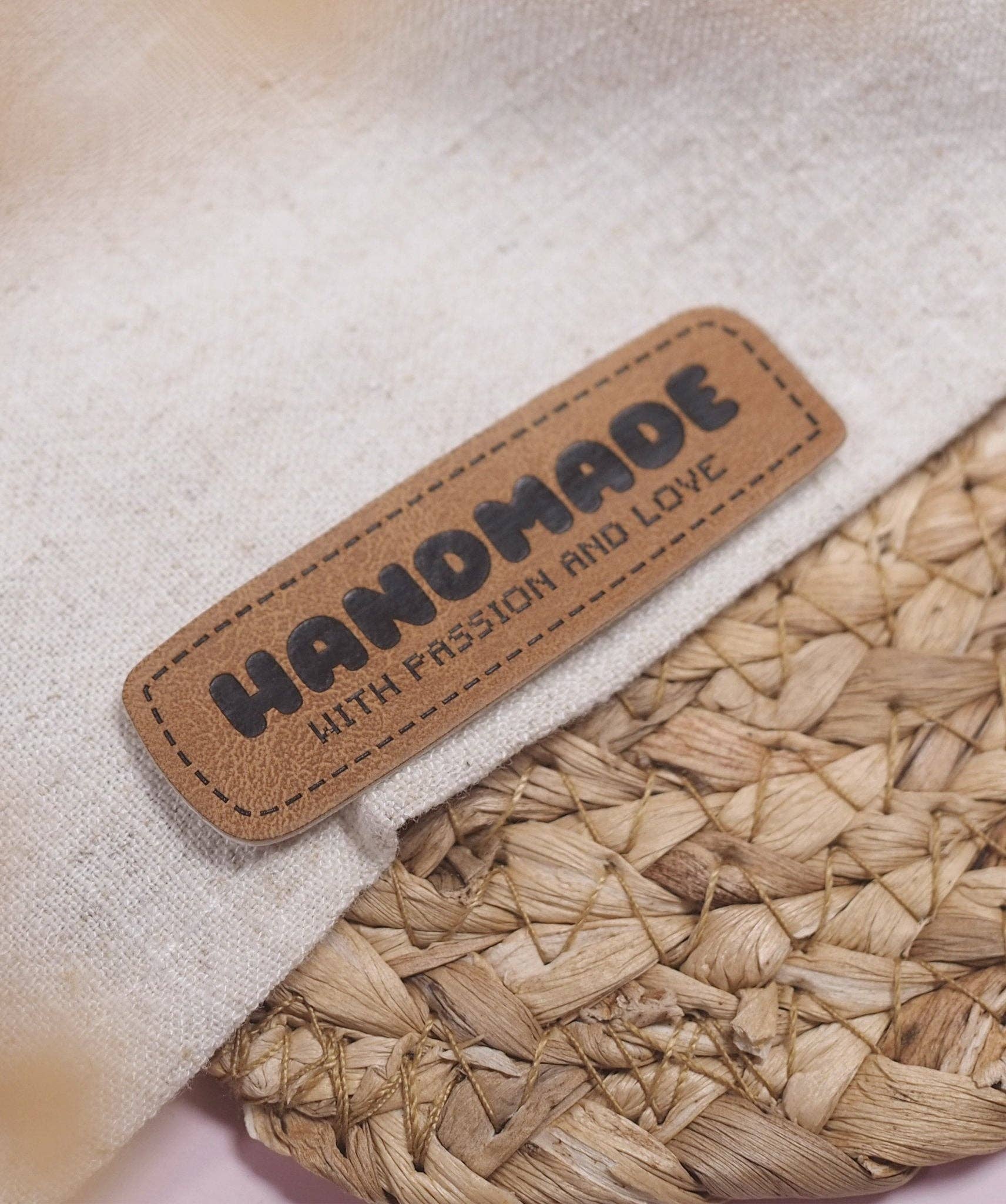 Paul und Clara - Wholesale Craft Supplies - Faux leather label - handmade *iron-on*1