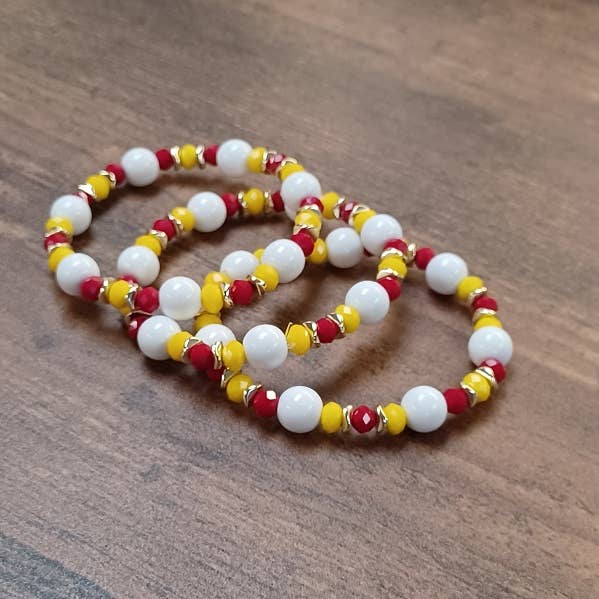 Kansas City Chief's Home Game Bracelet for wholesale by Paco Designs