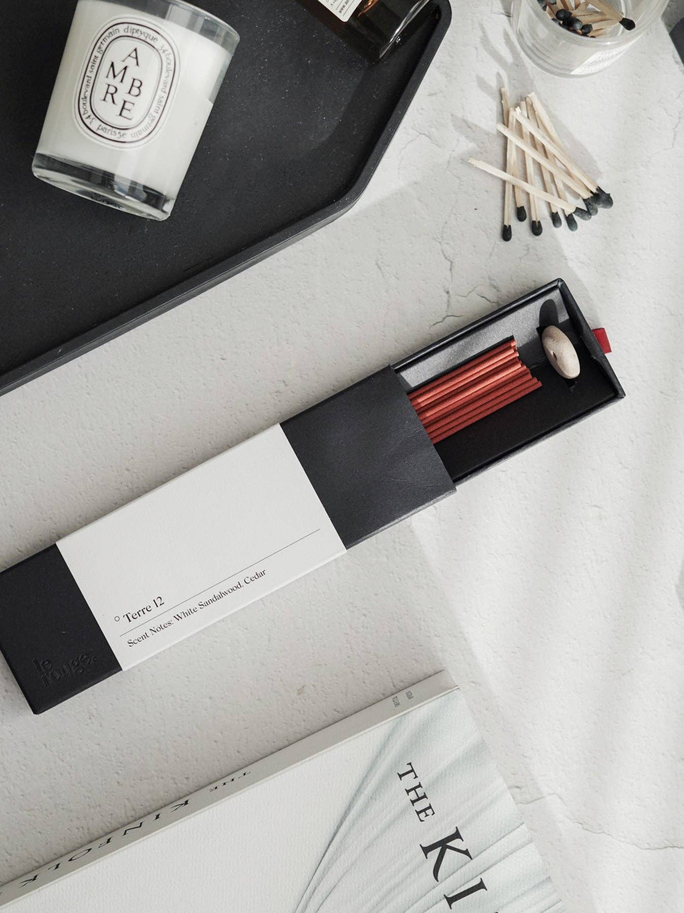 Le Rouge Life Inc. - Wholesale Incense - Terre 12 - Sandalwood & Cedar - Premium Incense- 19 Sticks3