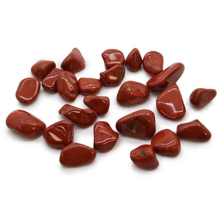 AW Artisan – Großhandel Spiritueller Stein/Kristall – Kleine afrikanische Steine - Jaspis - Rot