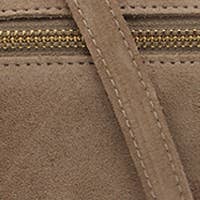 Ellas Trading – wholesale Crossbody bag – Women's – Casual Italian Genuine Suede Crossbody Bag with Tassel Zippe15